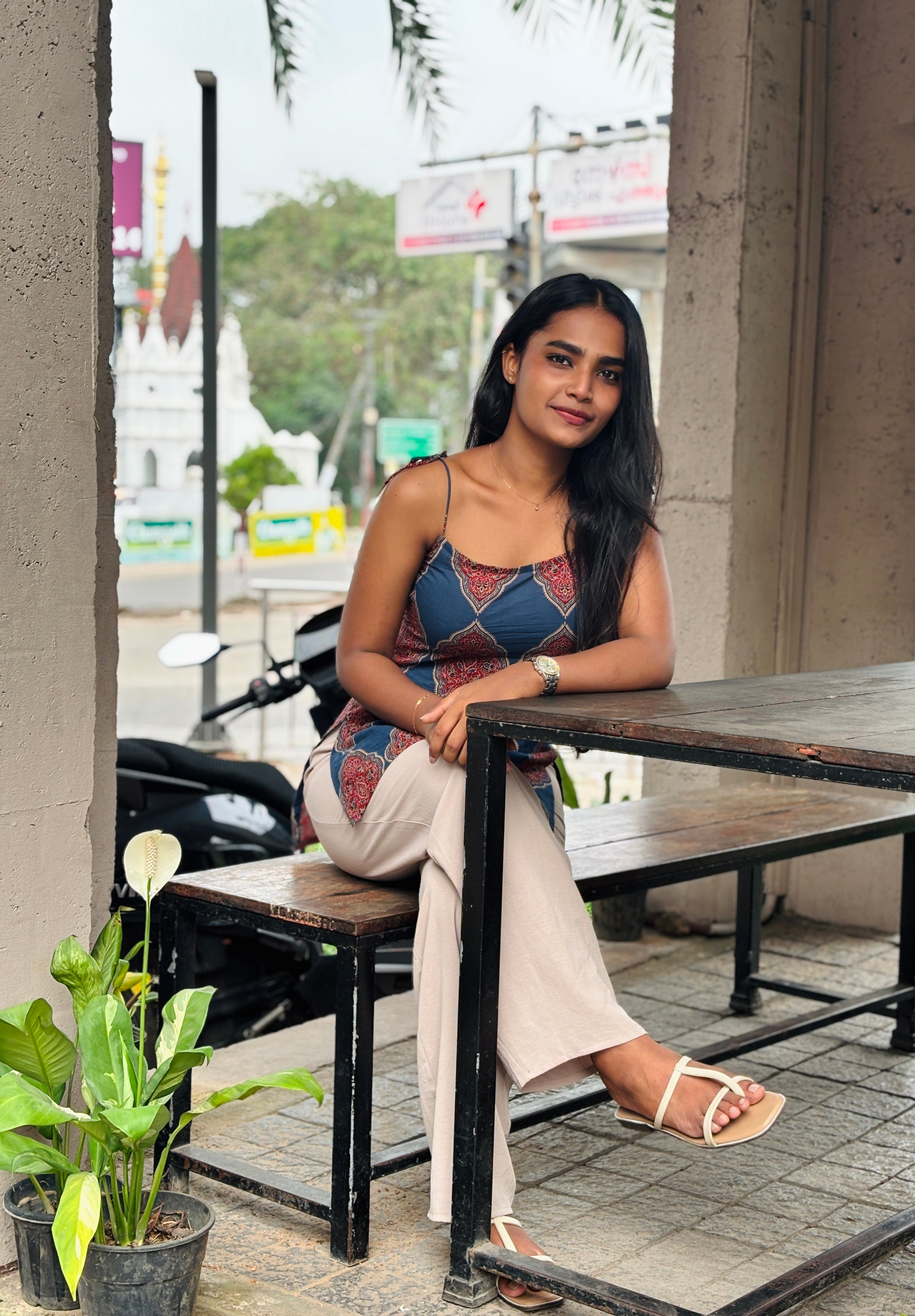 Ally - Spaghetti Strap Short Kurti