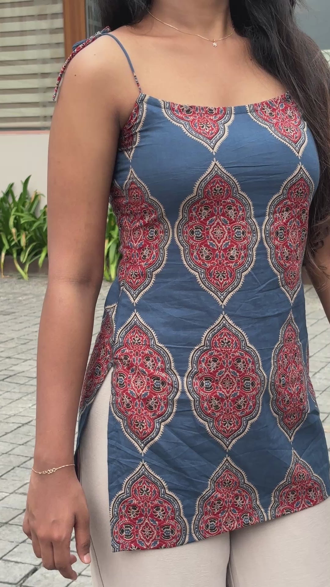 Ally - Spaghetti Strap Short Kurti