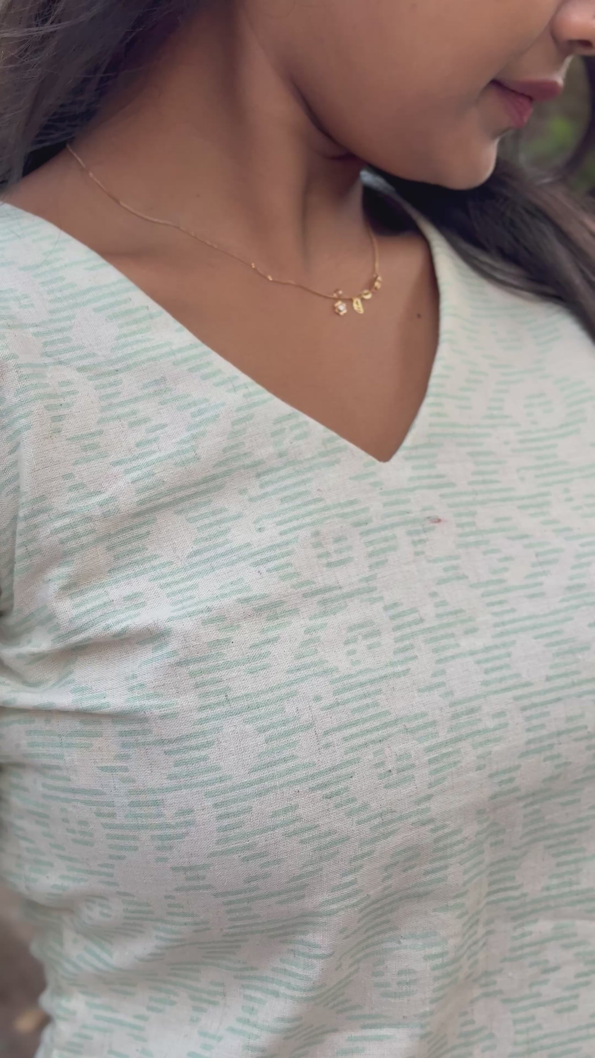 Tara - Bell Sleeve Short Kurti